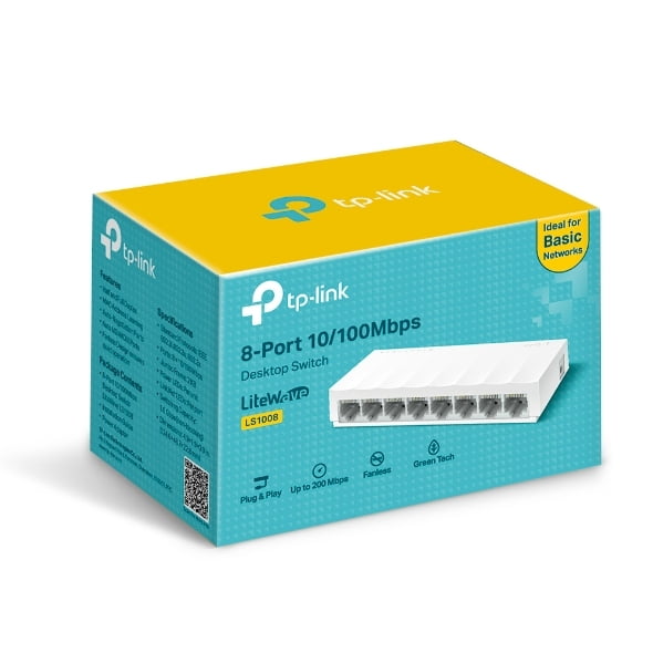 TP-LINK SWITCH 8 PORT 10/100 LS1008 TP-LINK SWITCH 8 PORT 10/100 LS1008
