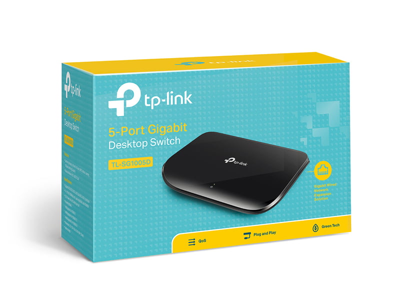 TP-LINK SWITCH 5 PORT GIGABIT TL-SG1005D TP-LINK SWITCH 5 PORT GIGABIT TL-SG1005D